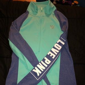 NEVER WORN VS PINK HALF ZIP!💗💗💗💗